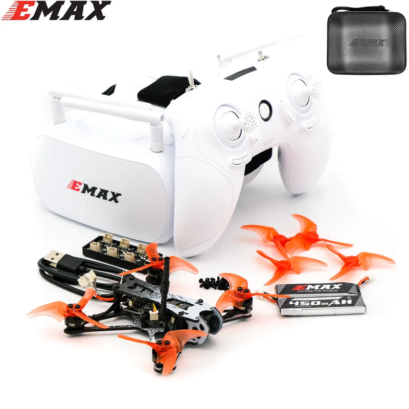 EMAX Tinyhawk II Freestyle 115mm 2.5 inch F4 5A ESC FPV Racing RC Drone RTF / BNF Version with Remote Control / Fpv Goggle