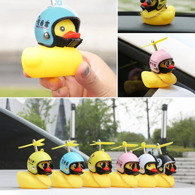 Yellow Duck Bicycle Lights Bell Cute Little Handlebar Horn Lamp for MTB Road Bike Motor Helmet Riding Cycling Accessories toys