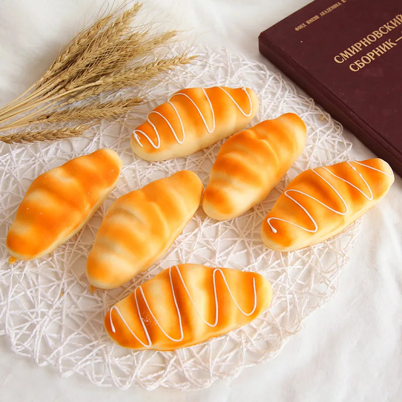 2021 Squishy Bread Toast Food Creative Simulation Donuts Slow Rising Squeeze Stress Relief Toys Spoof Tease People Desktop toy