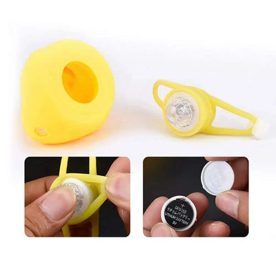 Yellow Duck Bicycle Lights Bell Cute Little Handlebar Horn Lamp for MTB Road Bike Motor Helmet Riding Cycling Accessories toys