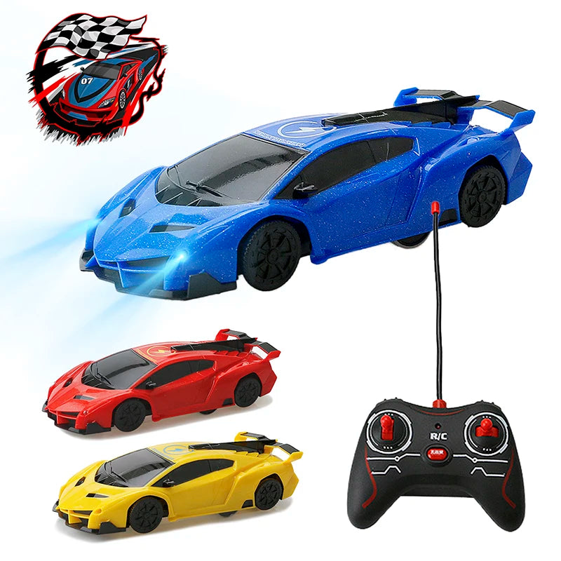 RC Wall Climbing Car With Light Ceiling Anti Gravity 360 Rotating Model Electric Stunt Drifting Vehicle Toys for children