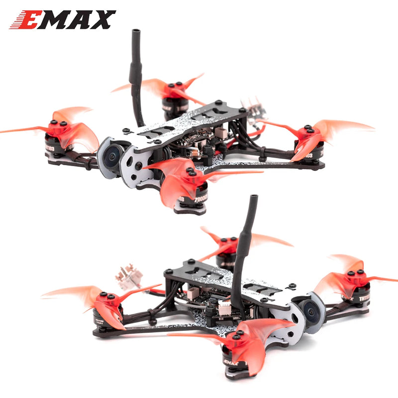 EMAX Tinyhawk  II Freestyle 115mm 2.5inch F4 5A ESC FPV Racing RC Drone BNF Version Frsky Compatible Upgrade FPV Drone