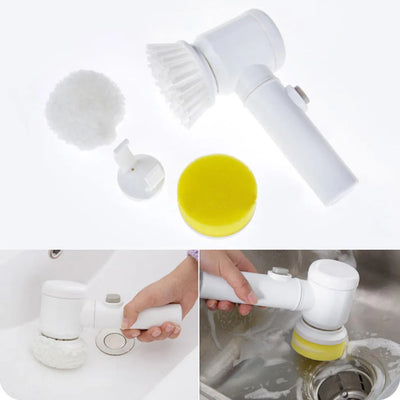 JX-LCLYL 5in1 Multifunction Electric Cleaning Brush Bathroom Window Cleaner Scrubber Tool