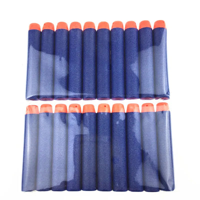 20PCS For Gun Bullets Hollow Hole Head 7.2cm Refill Darts Toy Gun Bullets Soft Bullet Gun Xmas Kid Children Gift