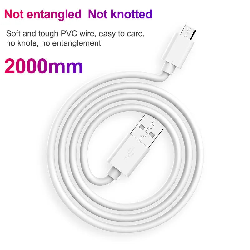 Micro USB Cable 1m/2m/3m Fast Charge USB Data Cable for Samsung S7 S6 Xiaomi 4X HTC LG Tablet Android Mobile Phone USB Charging