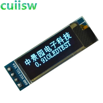 0.91 inch 128x32 I2C IIC Serial white /Blue OLED LCD Display Module 0.91" 12832 SSD1306 LCD Screen