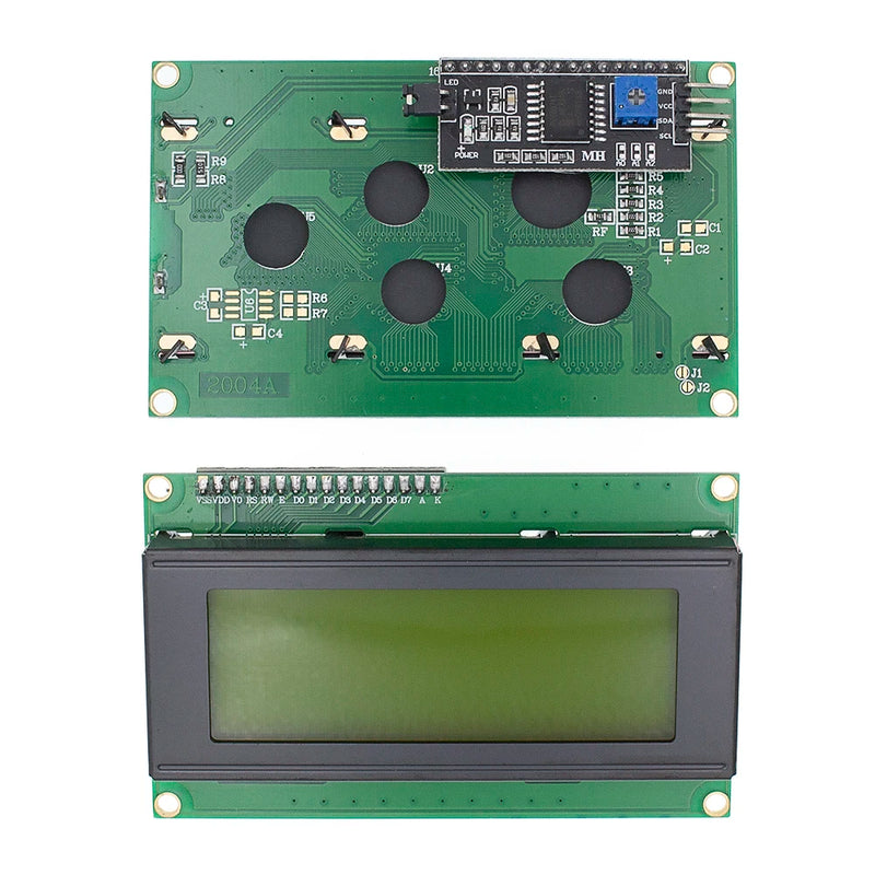 LCD2004+I2C LCD2004 20x4 2004A Blue Green Screen Character LCD IIC Serial Interface Adapter Module for Arduino