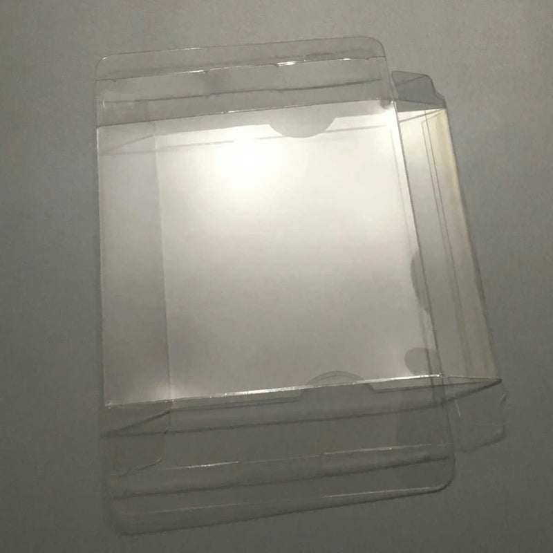 Clear transparent box For GBA  GBC EU US version  game card  Display plastic PET Protector   collection storage protective box