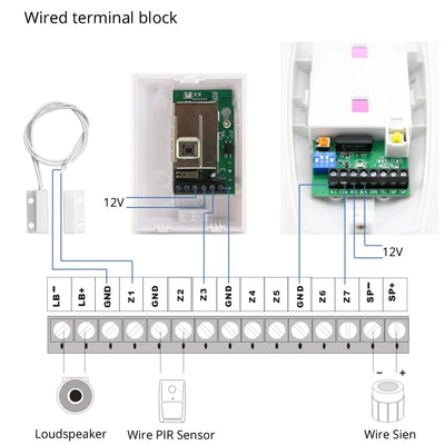 Free Shipping!New Wired Networking Sensor Smoke Detector For Host components Smoke Detector Alarm For gsm alarm system