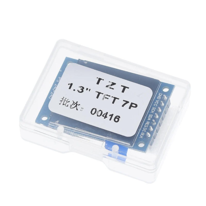 TZT TFT Display 0.96 / 1.3 inch IPS 7P SPI HD 65K Full Color LCD Module ST7735 Drive IC 80*160 (Not OLED) For Arduino