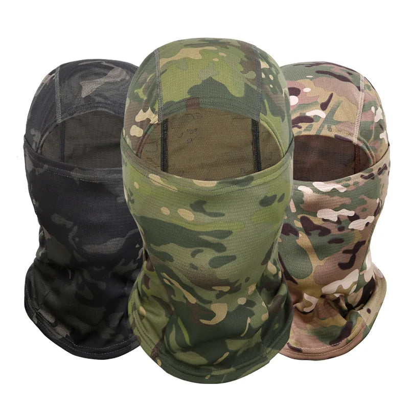 Camouflage Balaclava Motorcycle Full Face  Scarf Ski Cover Winter Neck Head Warmer Tactical Airsoft Cap Helmet Liner