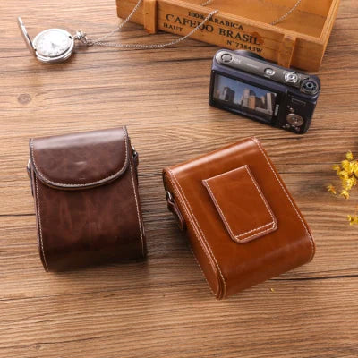 PU Leather Digital Camera Bag Case For Panasonic Lumix DC-TZ90 TZ100 TZ90 TZ80 TZ70 TZ60 TZ57 TZ50 TZ40 TZ30 TZ20 TZ10 LX10 LX15