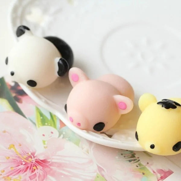 Cute Mochi Squishy Pack Mini Animal Antistress Ball Squeeze Toys Squishi Rising Stress Relief Squishy Toy Pets Fun Gift