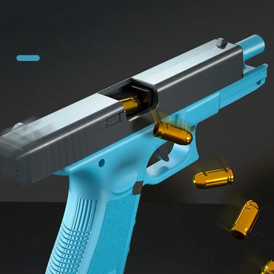 Automatic Shell Ejection G17 Toy Gun Airsoft Laser Version Pistol Armas Children CS Shooting Weapons for Kids Boys Birthday Gift