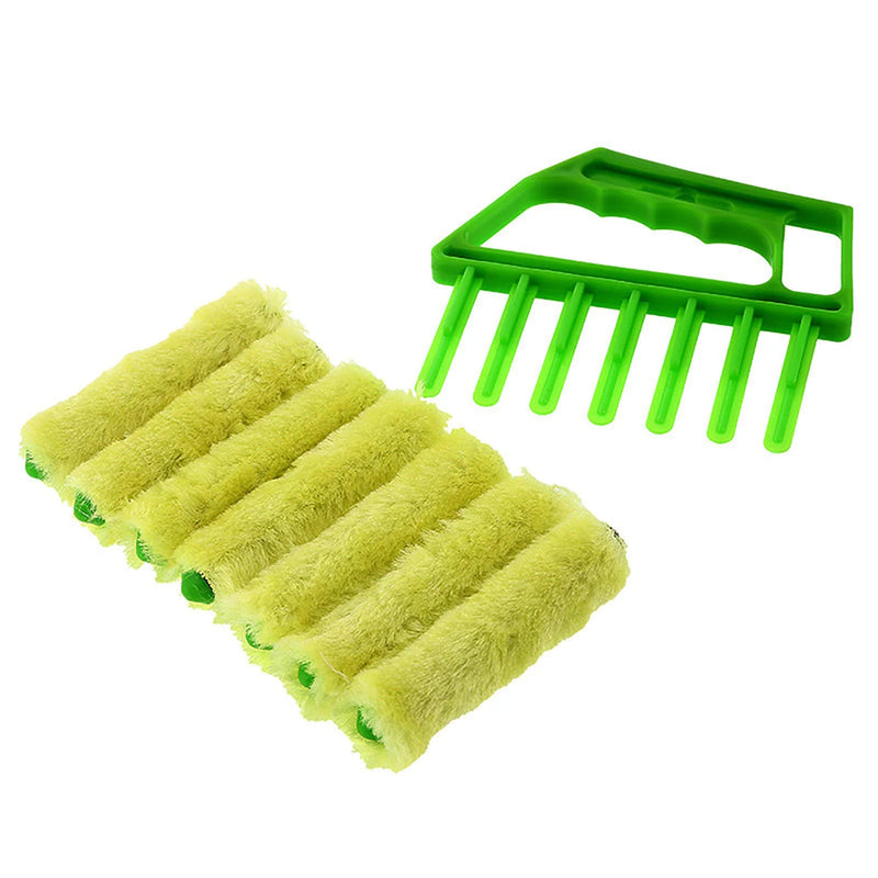 Handheld Mini Blinds Cleaner Shutters Cleaning Brush Useful Microfiber Air Conditioner Duster Electric Fan Cleaner Washable Tool