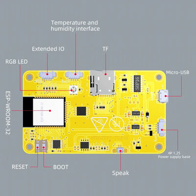 ESP32 Arduino LVGL WIFI&Bluetooth Development Board   2.8" 240*320  Smart Display Screen 2.8inch LCD TFT Module With Touch WROOM