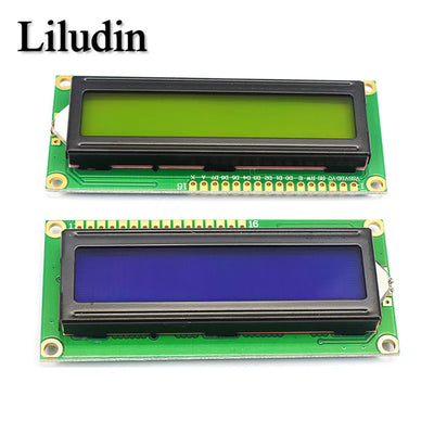 LCD1602 1602 LCD Module Blue / Yellow Green Screen 16x2 Character LCD Display PCF8574T PCF8574 IIC I2C Interface 5V for Arduino