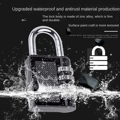 Password Lock, Long Beam, Large Padlock, Outdoor Courtyard Door Lock, Extended Lock, Password External Hanging Lock