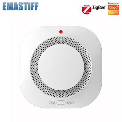 Tuya Zigbee Smoke Detector Home Kitchen Security Safety Prevention Smoke Sensor Sound Alarm Work With Zigbee Hub Smart Life APP