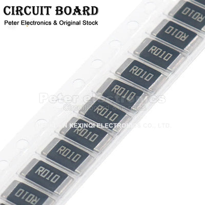 20PCS 2512 SMD Alloy Resistor 2W 1% 0.1R 0.1 ohm R100 R010 R020 R050 R100 R200 R220 R330 R470 R500 1R00 Resistance