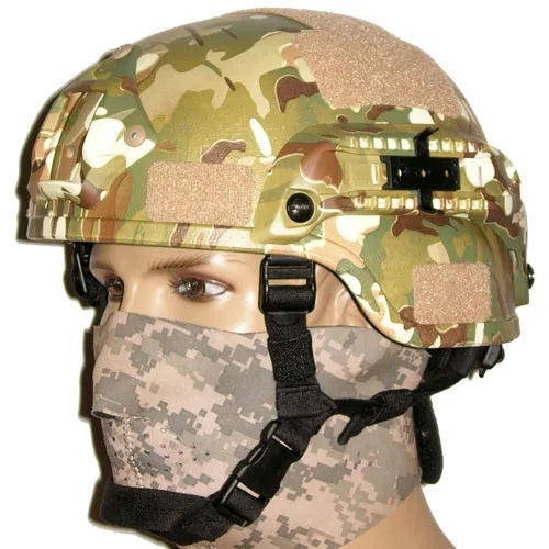 Tactical MICH 2000 Helmet Hunting GFRP Helmet With Guide Rail Covered Shooting Airsoft Head Protective Gear