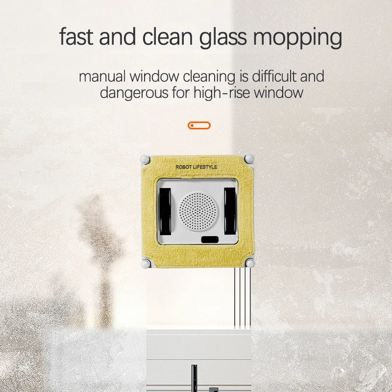 Window Robot Cleaner Auto Spray Water Electric Glass Washer New Robotic Wiper Smart Frame Detection APP Remote Control Home