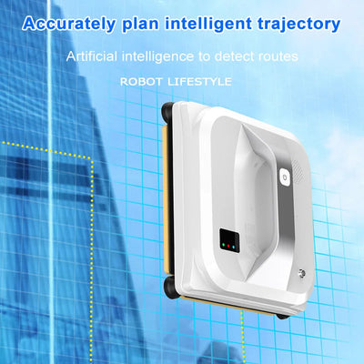 Robot Window Cleaner Washer Robotic for Frameless Glass High Suction 3000Pa Electric Smart Vacuum Cleaner Automatic Washer Wiper