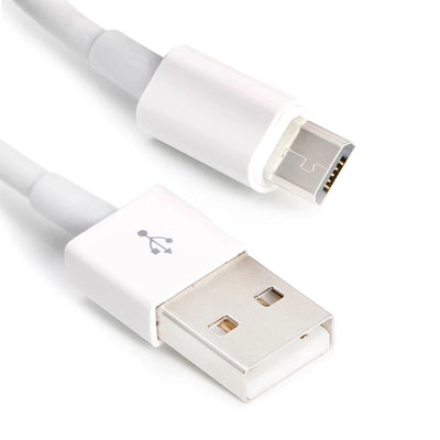 3/5 Meteres Long Micro USB Charging Charger Flexible White Cable Cord Wire for Samsung Huawei Xiaomi Android Smart Mobile Phone