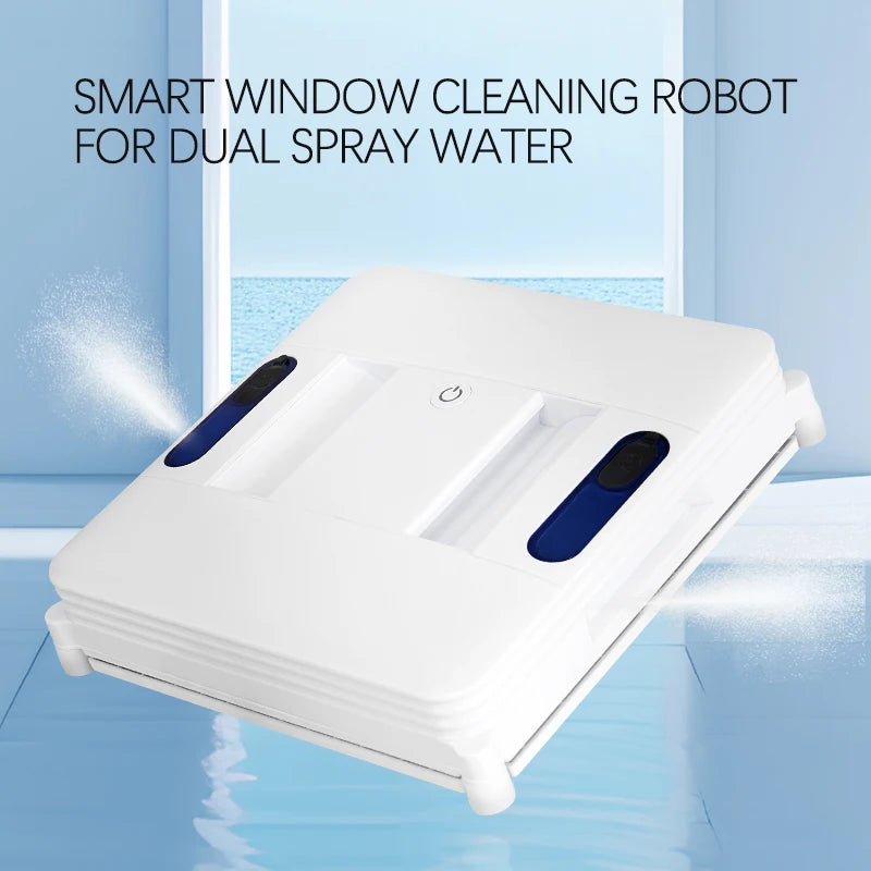 Ultrathin Robot Window Vacuum Cleaner Two Sides Water Spray Electric Glass Limpiacristales Window Washer Remote & App Control