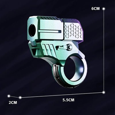 Alloy Gun Fidget Ring EDC Fidget Spinner Metal Hand Spinner Adult Fidget Toys ADHD Tool Anxiety Stress Relief Toys Office Toys