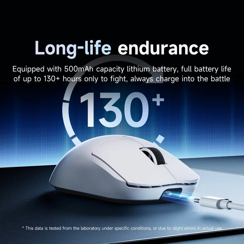 MCHOSE A5 Bluetooth  Wireless Mouse 26000DPI PAW3395 Optical Sensor Gaming Mouse 4KHz Light Weight Pc Gamer Accessories