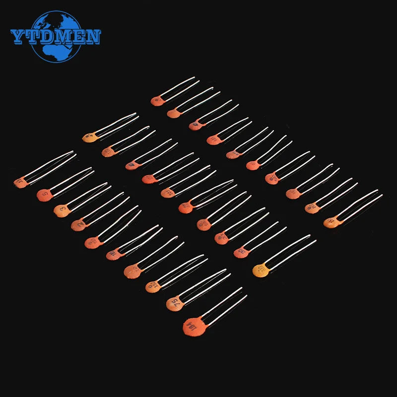 300pcs/960pcs Ceramic Capacitor Set 2pF-0.1uF Electronic Components Capacitor Assorted Kit Samples DIY