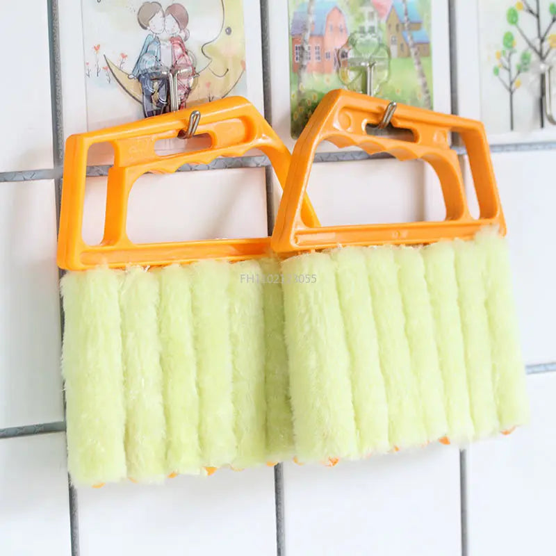 Useful Blind Blade Cleaning Cloth Window Cleaning Brush Microfiber Air Conditioner Duster car electric fan Cleaner Washable tool