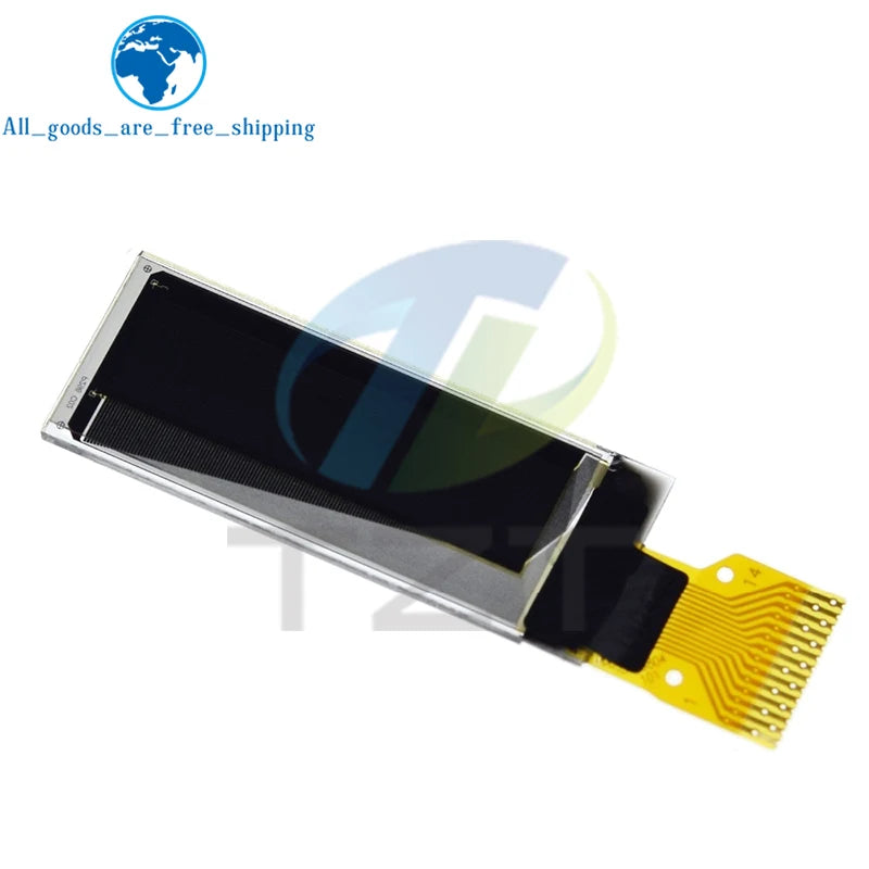 TZT 0.91 inch OLED Module White/Blue OLED 128X32 OLED LCD LED Display Module 0.91" IIC Communicate For Arduino ROHS