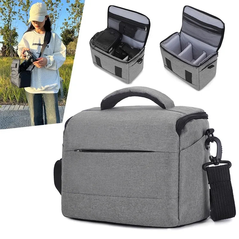 DSLR Bag Handbags Nylon Shoulder Bag Camera Case Portable Photographer for Sony Nikon Canon Panasonic Equipment Crossbody bag