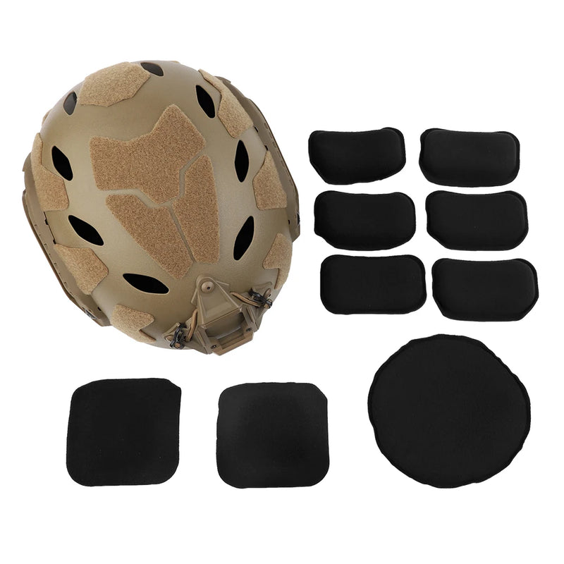 Tactical Headset  Helmet Set with Night Vision Goggles Model & Signal Light & NVG Bracket & Free Battery Pack & Helmet Cover Etc