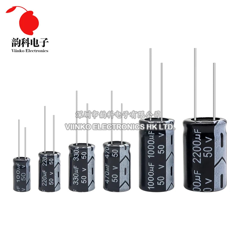 Aluminum Electrolytic Capacitor 10V 16V 25V 35V 50V 400V 450V 470UF 100UF 220UF 330UF 470UF 680UF 1000UF 47UF 10UF 22UF 0.47UF