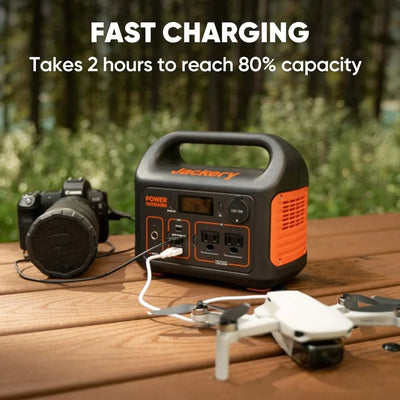 Portable Power Station Explorer 300, 293Wh Backup Lithium Battery, 110V/300W Pure Sine Wave AC Outlet