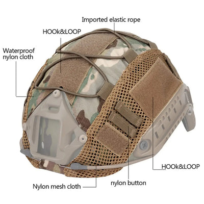 Multicam Helmet Cover Airsoft Hunting Accessories CS Shooting Game Helmet Cloth OPS-Core High Speed PJ BJ MH Tactical Helmet