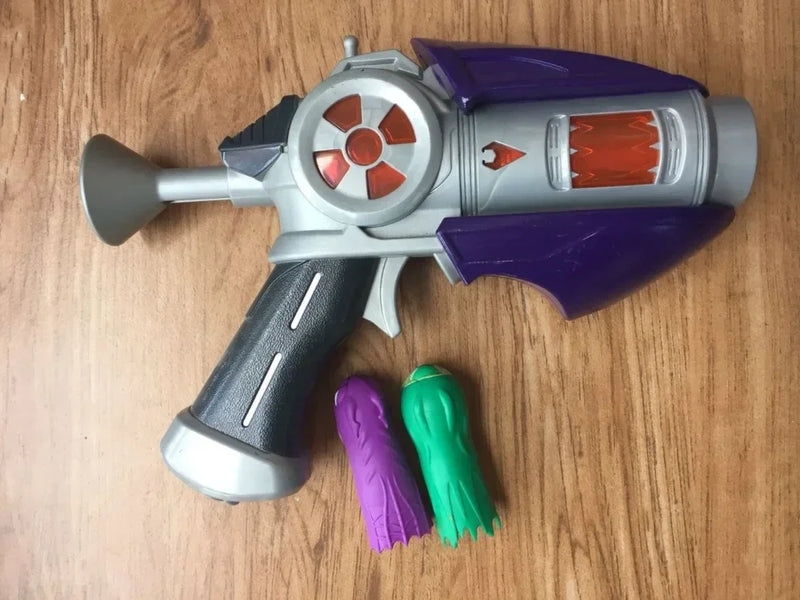 22cm Slugterra Rapid Fire Megamorph Blaster Includes 3 Slug Ammo Continuous Fire ABS Ammo Shoot Toy for Kid