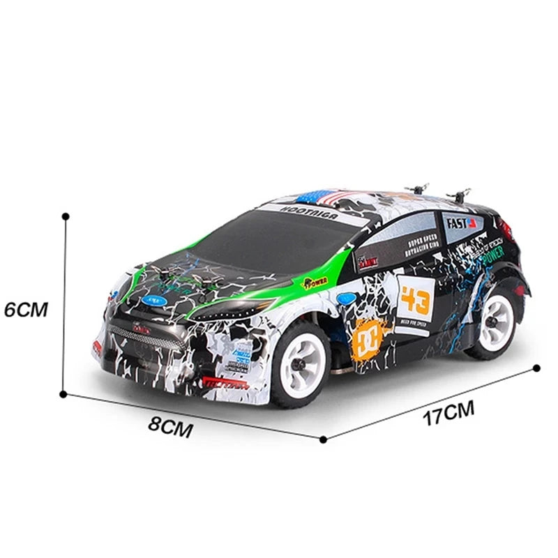 Wltoys K989 K969 284131 Upgrade LCD Version 4WD 1/28 RC High Speed Racing Mosquito 2.4GHz Off-Road RTR Rally Drift Car