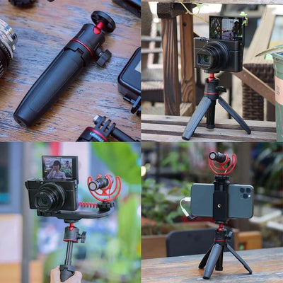 Desktop Extension Tripod Handheld Portable Mount For GoPro Hero 12 11 10 9 Insta360 X4 X3 DJI Osmo Action 4 3 Camera Accessories