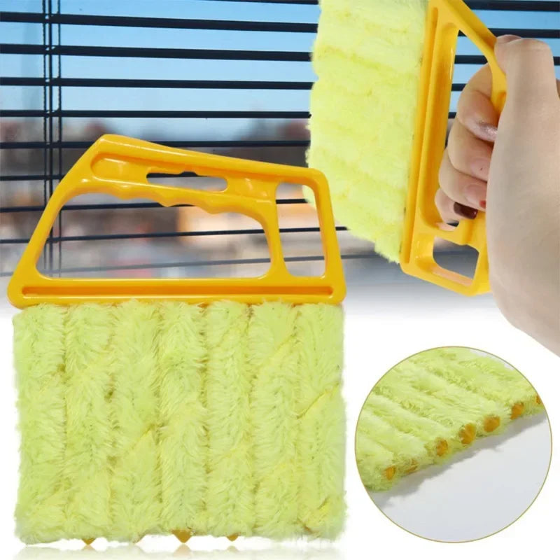 Vent Blinds Cleaner Cloth Brush Auto Air Conditioner Microfiber Air Conditioner Duster Car Electric Fan Cleaner Washable Tool