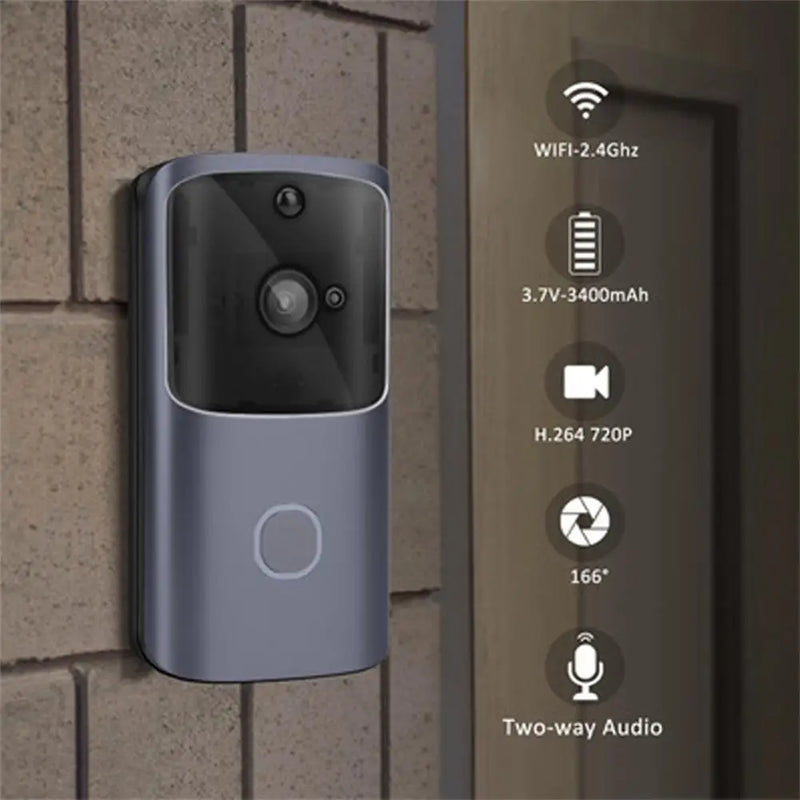 Smart   720P 2.4G Wireless WiFi Video Doorbell Camera Visual Intercom Night Vision IP Door Bell Home Wireless Security Camera