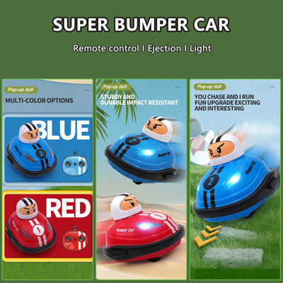 Remote Controlled Bumper Cars Impact-resistant Lovely Vehicle Toy For Home