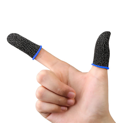 1~20PCS Pair For PUBG Gaming Finger Sleeve Breathable Fingertips Sweatproof Anti-slip Fingertip Cover Thumb Gloves For Mobile