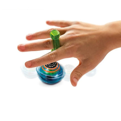 Fingertip Magic Ball Magnetic Rings Controlled Spinner Ball Creative Children's Educational Toys Double Battle Stress Relief Toy