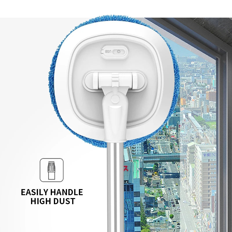 Window Wall Cleaning Robot High Suction Electric Window Floor Ceiling Cleaner Robot Anti-falling USB Charging Cleaner For Home