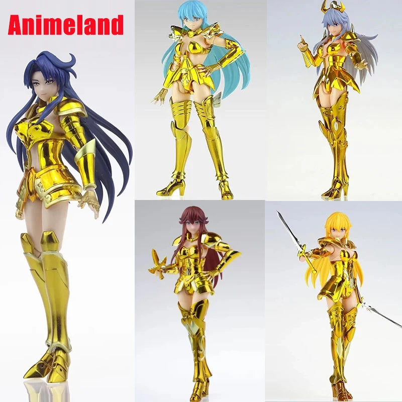 GT Saint Seiya Myth Cloth EX Gemini Cheryl Virgo Verna Scorpio Geraldine Pisces Venus Aries Dolores Holy Contract Action Figure