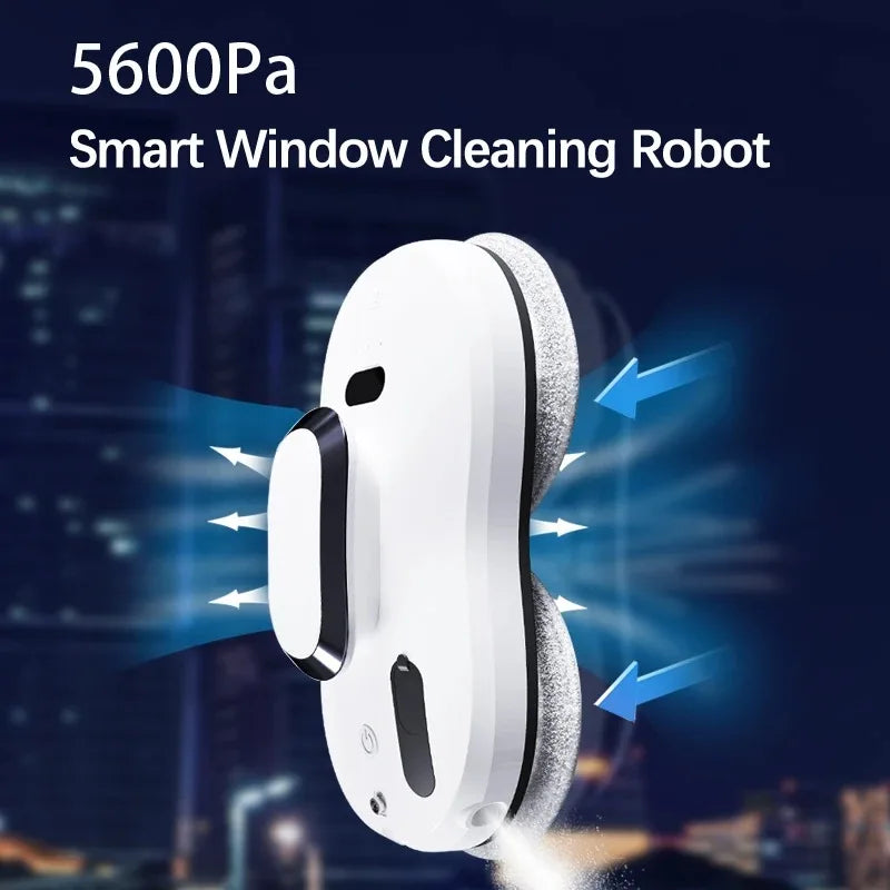 Household Window Inserting Robot Automatic Water Spray Cleaning Robot Vacuum Cleaner With Remote Control Electric Window Wiper